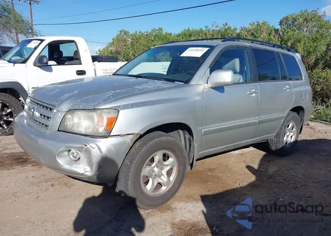 2007 Toyota Highlander from USA, damaged, VIN JTEGD21A270167794